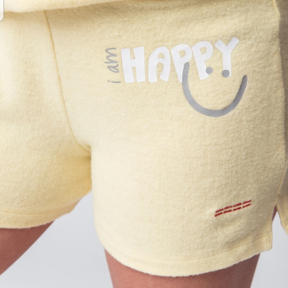 - Peace Love World Kids "I am happy" Shorts